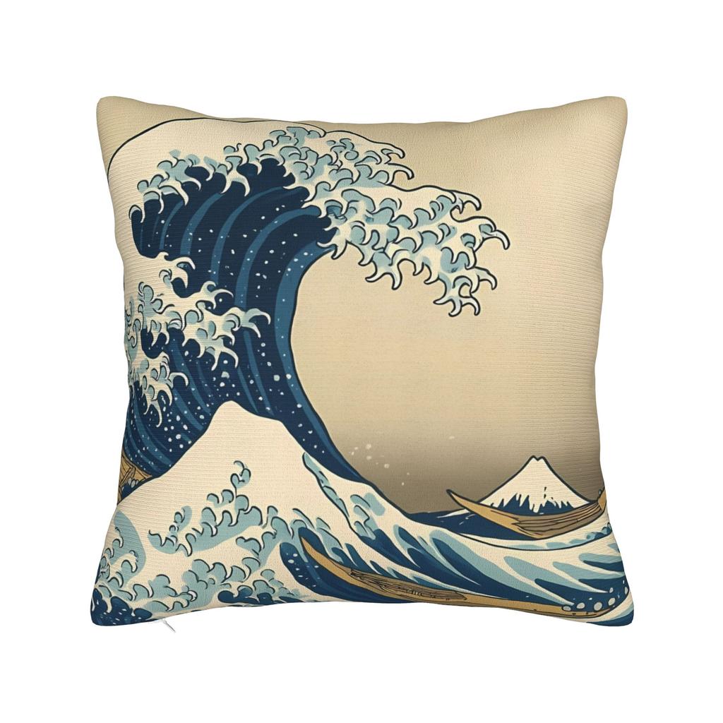 The Great Wave Planner 2026 Pillow Case Kawaii Pillow Cover Soft Pillowcases For Couch Sofa Bedroom