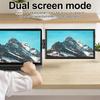 14.1/13.3Inch Rotatable Extender Dual Screen Type-C/HDMI Foldable Gaming Monitor Panel for Meeting Teaching Demonstration