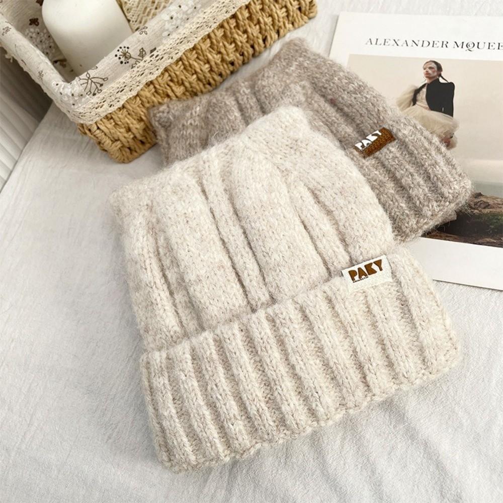 Y2k Cat Ears Hat Windproof Women Beanie Hats Cute Knitted Pullover Hat  Girls