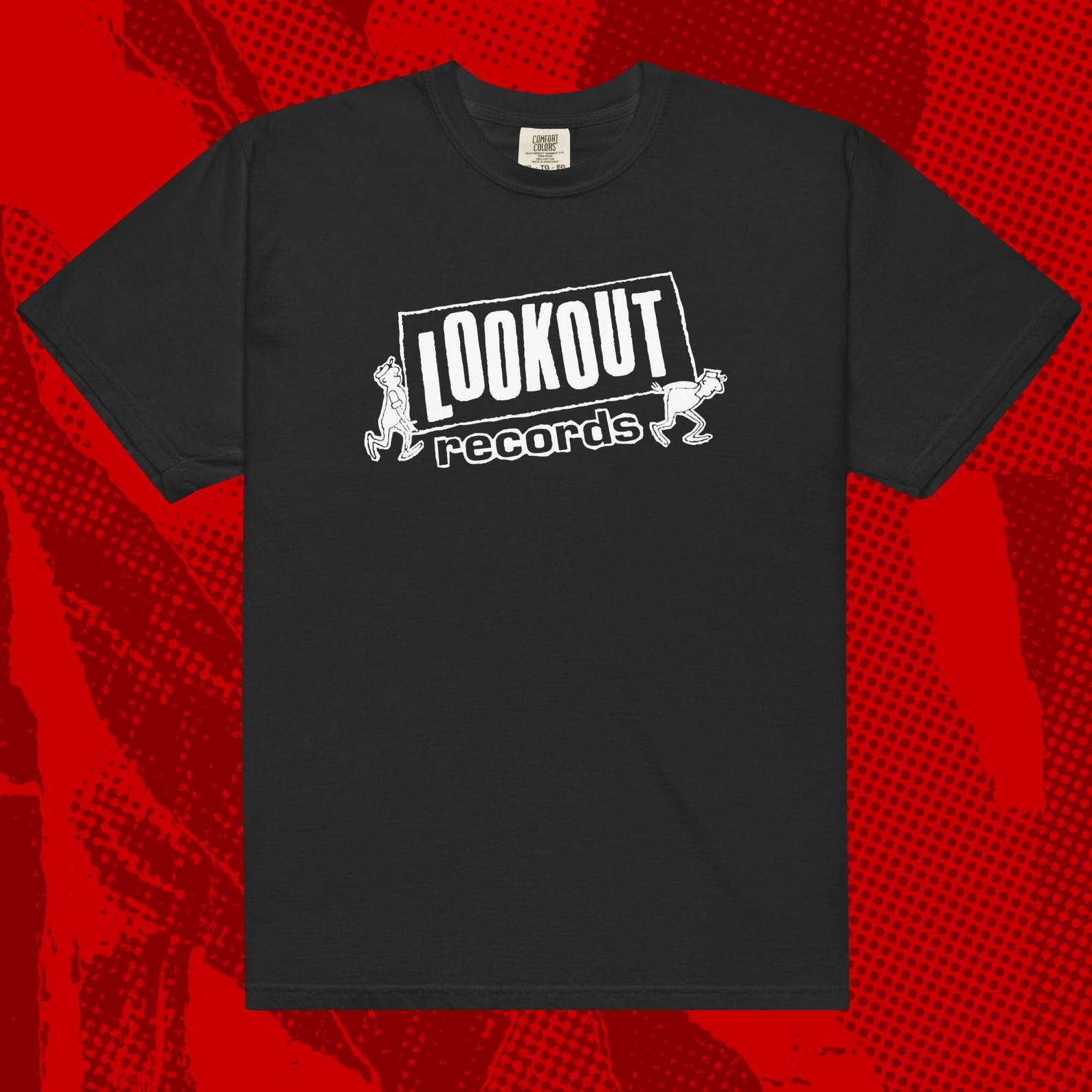 Lookout Records Logo Shirt | Pop Punk Green Day Operation Ivy Screeching Weasel L