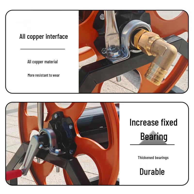 JINGGENG Heavy-Duty Hose Reel Organizer