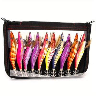 2.5/3.0# New Luminous Squid Jig Sea Fishing Lure 8g-19.5g Octopus Shrimp Cuttlefish Squid Hook Rig(random) Outdoor Fish Tools
