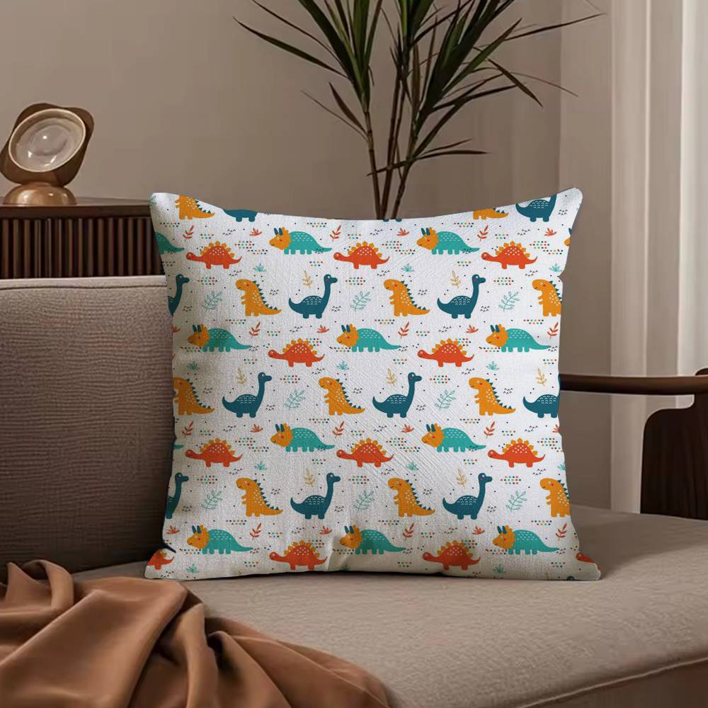 Cute D-Dinosaurs pattern Pillow Case null