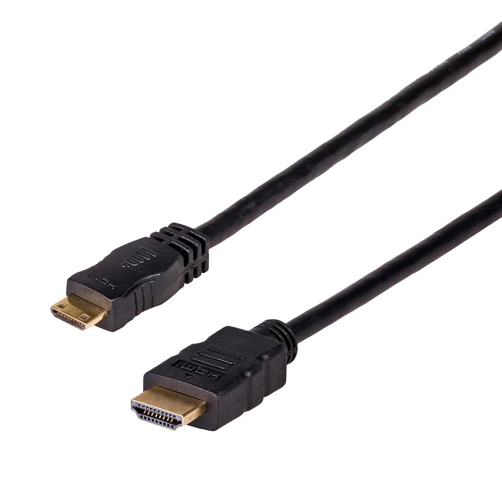 Kabel HDMI 1.4 Akyga AK-HD-10M HDMI - miniHDMI 1m