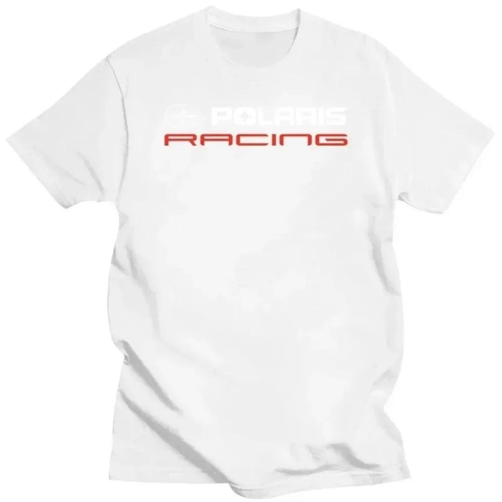 

Polaris Racing Rzr Snowmobile Logo Tee Shirt T-shirt Top Clothing Men s Round Neck Short Sleeves Cotton Men Women Cartoon XXXXXL белый