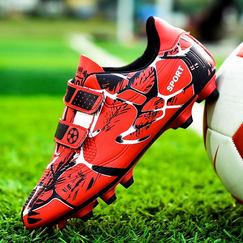 2025 new children's football shoes broken nails sneakers student sports classmates boys training running spikes 28-38