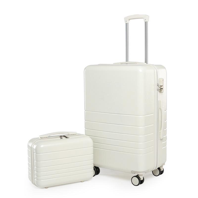 Yongsheng Candy Color Luggage: Lightweight, 24-inch Suitcase & 20-inch Carry-On Set for Women, Students, and Mothers.