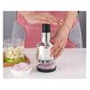 Verk Group 6-Blade Stainless Steel Manual Food Chopper 200ml Vegetable Fruit Dicer Modern Design