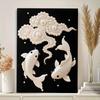 DIY Fancy Carp Pearl Art Painting for Home Wall Decor Pearl Gem Paintings Picture Arts Craft  for Adults/Beginners Gift Idea Home Decor Without Frame
