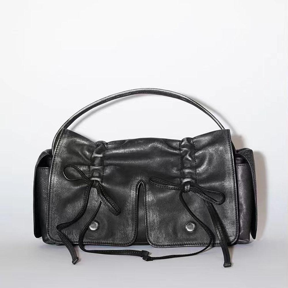 

Сумки на шнурке Moto & Bike Bow для женщин винтажные плиссированные через плечо роскошные дизайнерские новые