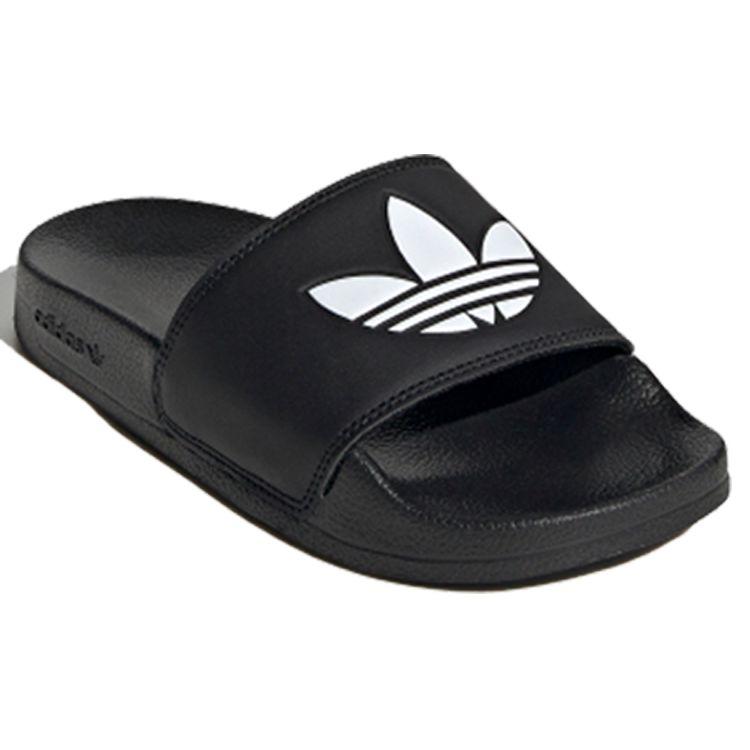 Adidas Adilette Lite Slide J Black White Kids Sneakers Core-Black Cloud-White EG8271