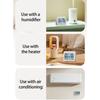 USB Rechargeable Indoor Temperature Humidity Monitors Meter Thermometers with Large Display for Homes or Office
