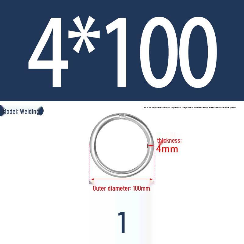 304 Stainless Steel Seamless O-Ring for Lifting and Hammock Yoga Connection