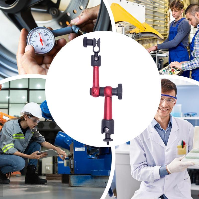 Magnetic Base Indicator Micrometer Indicator Holder Precision Assembly Quick Release Adjustable Stand Gear Extension For