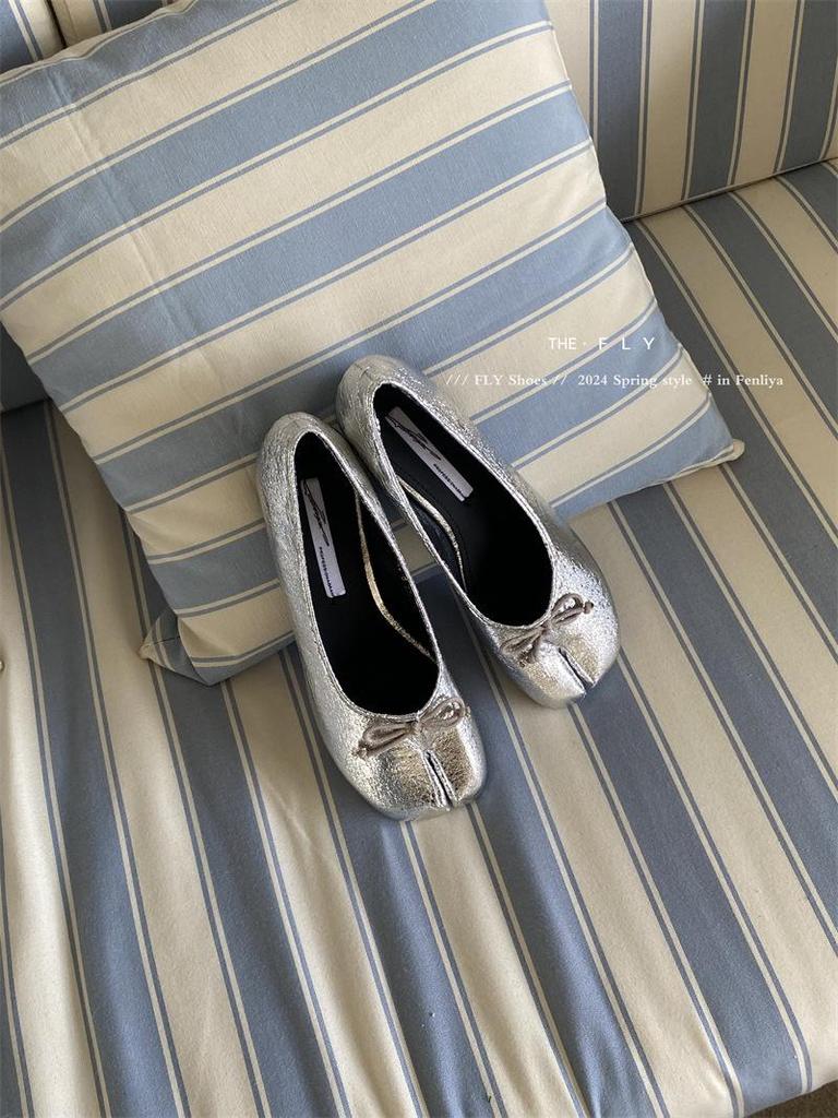 "Scarpe Trotter Comode con Dita Separate 2024 per Donna - Tacchi Spessi, Chic Casual"