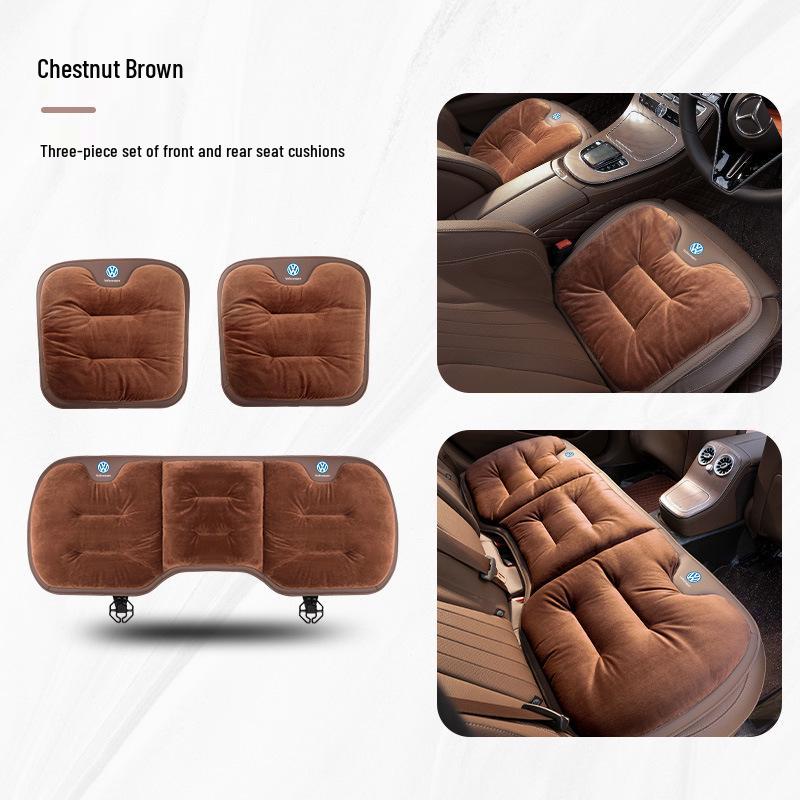 Volkswagen Winter Seat Cushion for Sagitar, Bora, Tiguan, Tayron, Lavida, Santana - Warm Car Accessory.