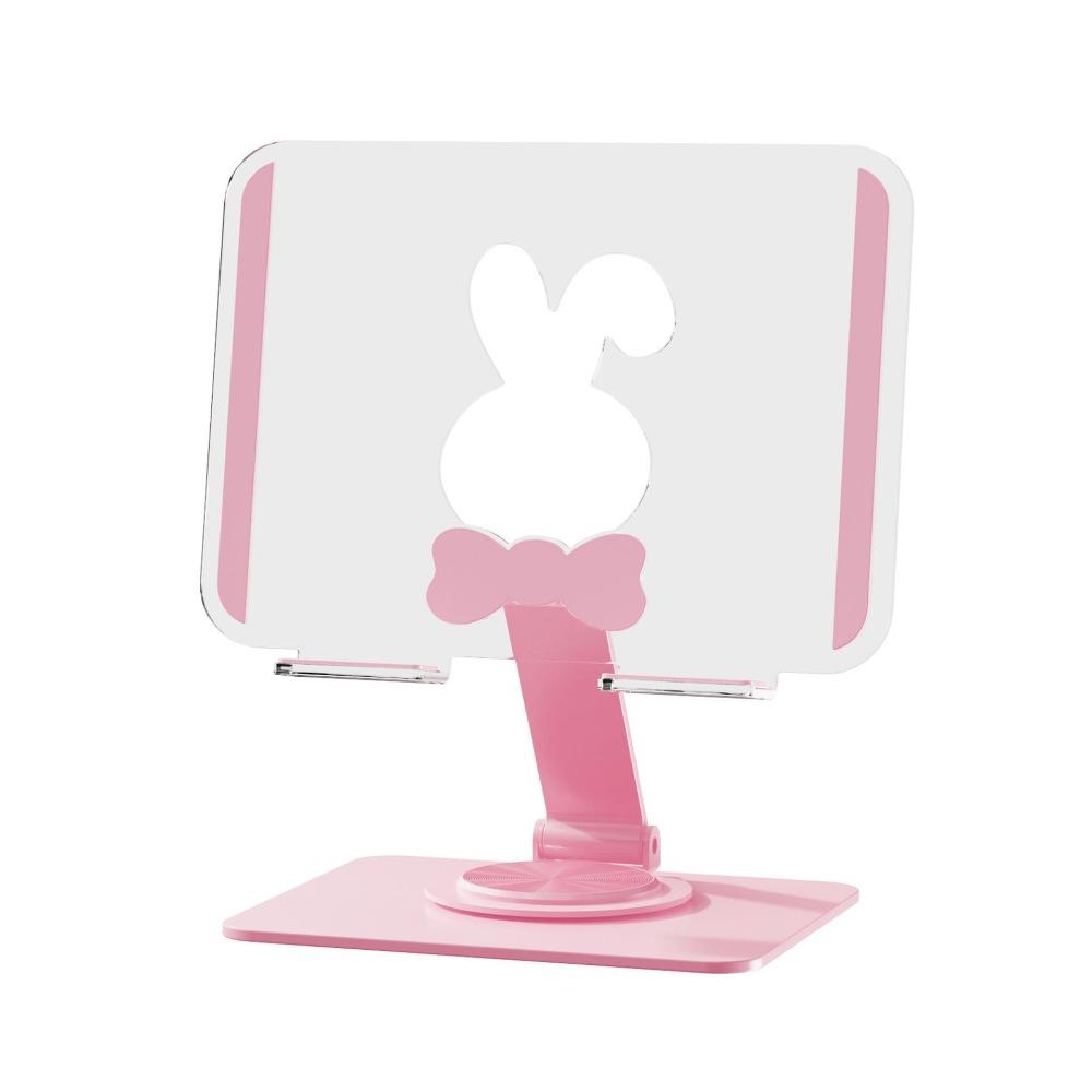 Rotatable Foldable Tablet Stand Hollow Rabbit Tablet Phone Bracket  Tablet/Phone розовый