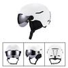 Unisex Ski Helmet Adults Kids With Removable Goggle Lens Windproof Warm Winter Snow Sports Half CE Certified