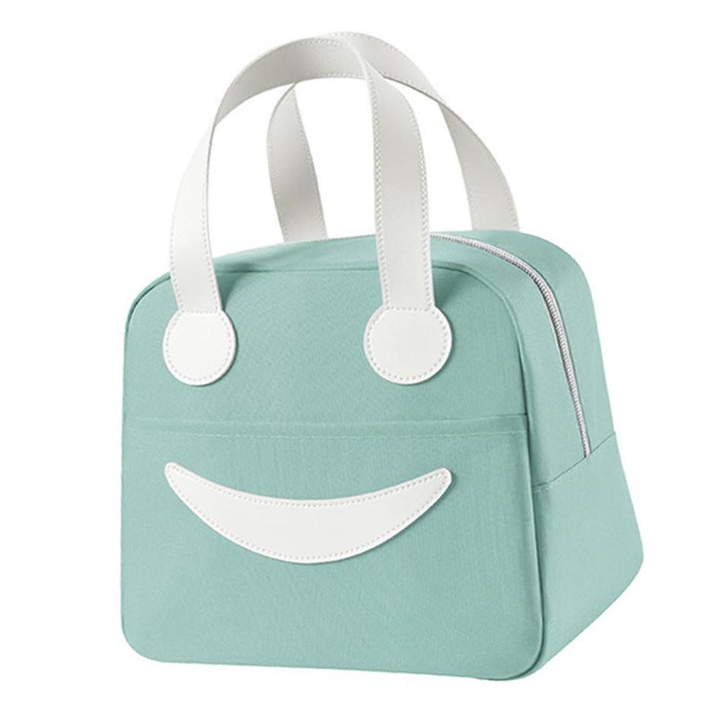 Lunch Bag Insulated Hand Carry Oxford Cloth Cute Large Capacity Lunch Box Bag for School  