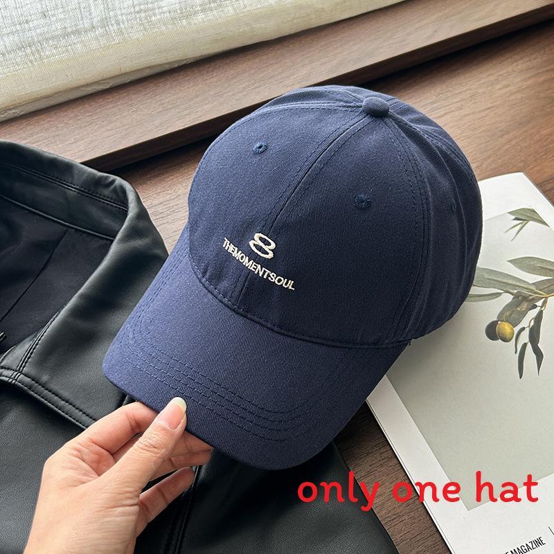 Cotton Baseball Cap With Embroidered Letters For Casual Men Women Summer Sun Protection