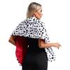 Dame Fuskepelskappe Flekkete Design Sjal Skjerf Cosplay Halloween Maskeradefest Ytelseskostyme
