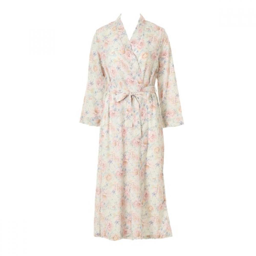 Wacoal Elegant Colorful Print Fabric Autumn Gown Item Wgnc263a