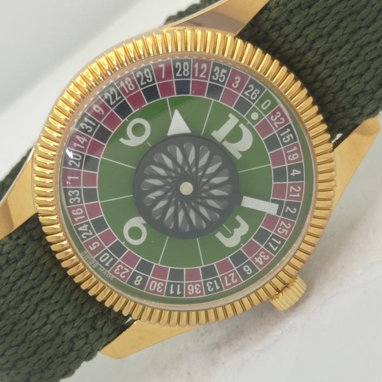 

OLD WINDING SWISS MENS POKER STYLE MYSTERY WATCH a412267-1 Sku005-a412267