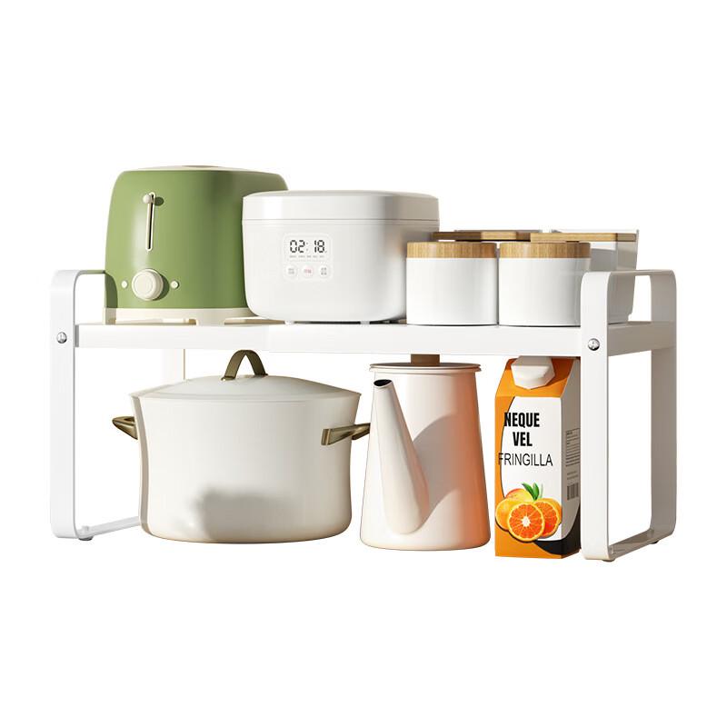 Extendable 3-Tier Kitchen Countertop & Cabinet Storage Rack