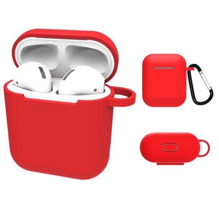 Etui Silikonowe - Phonillico - Airpods 1 &; 2 - Ochrona przed wstrząsami - Zatyczka przeciwkurzowa - Elastyczna