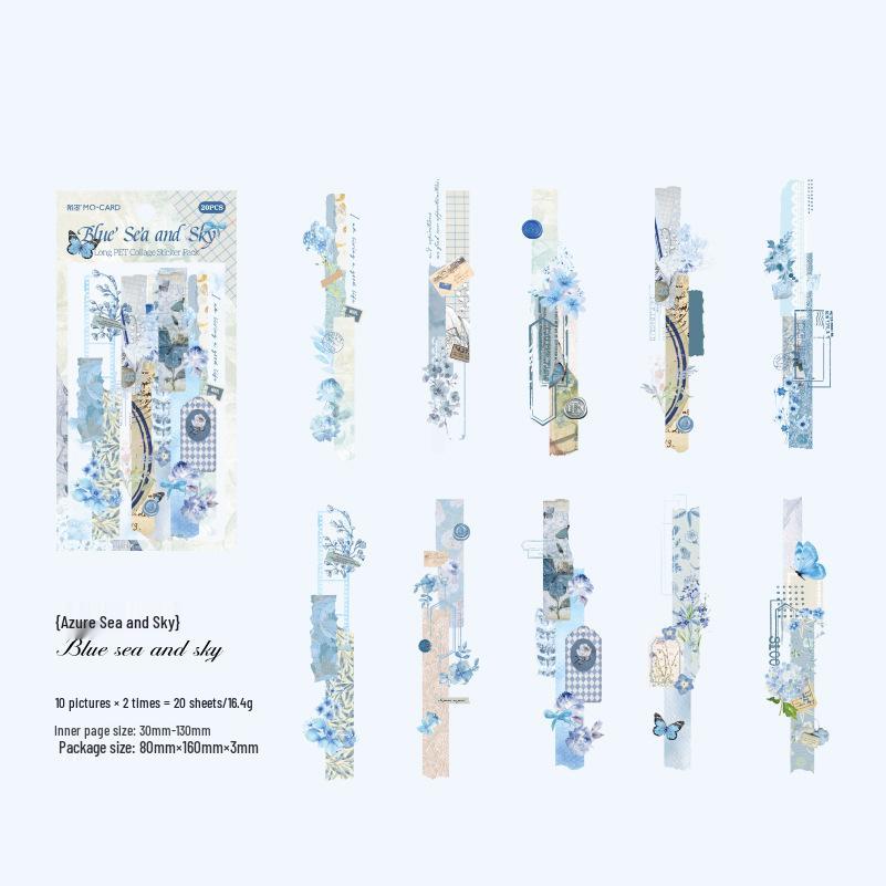 Ретро Бумажные Стикеры MomoPET: Креативный декор для DIY-журнала