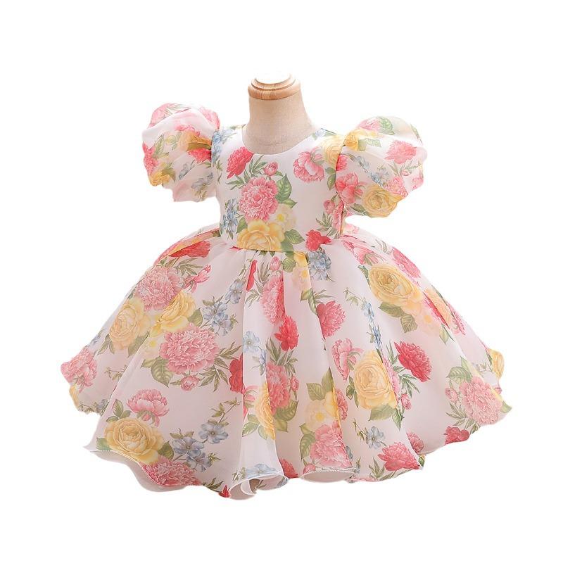 2025 New Style Cotton Blend Princess Evening Dress for Girls