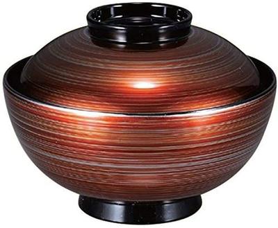 Senzai Zoni Golden Made In X Tableware Model 869524 J-kitchens TA4.5-inch Bowl, Line, Japan, 13.6 H10cm, No. 596, No.