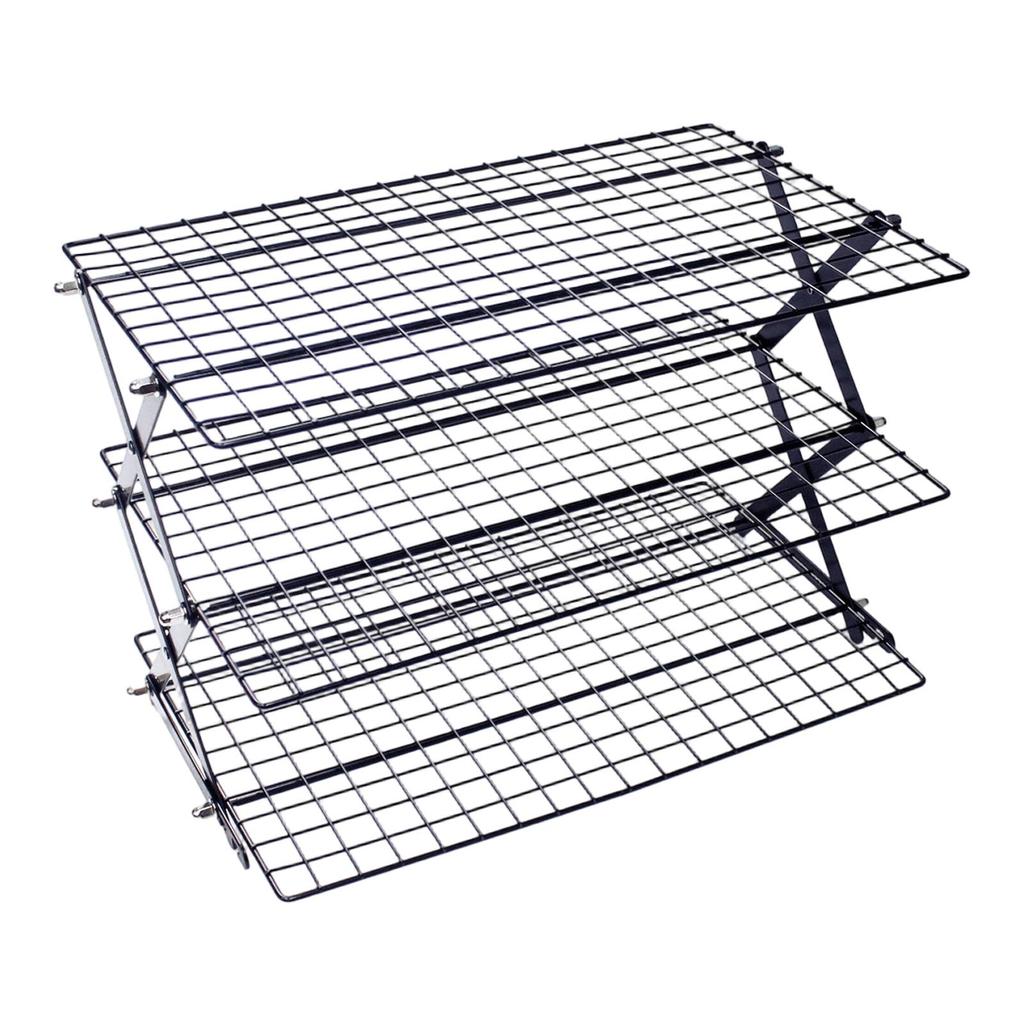 Cooling Rack Folding Grid Gifts Space Saving Wire for Cookies Picnic Outdoor