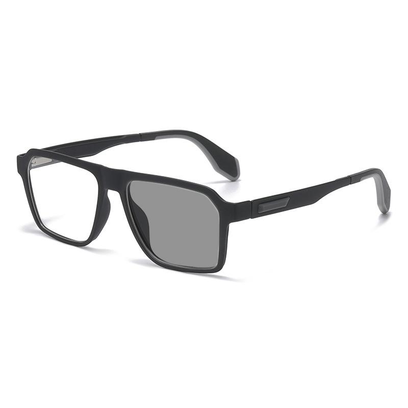 Herren- und Damenmode Photochrome Myopiebrille Antiblaulicht Farbwechselnde Sonnenbrille Ultraleichte Luxusbrille -4.0