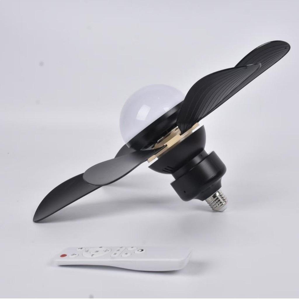 E27 Silent Smart Ceiling Fan Light for Home or Restaurant