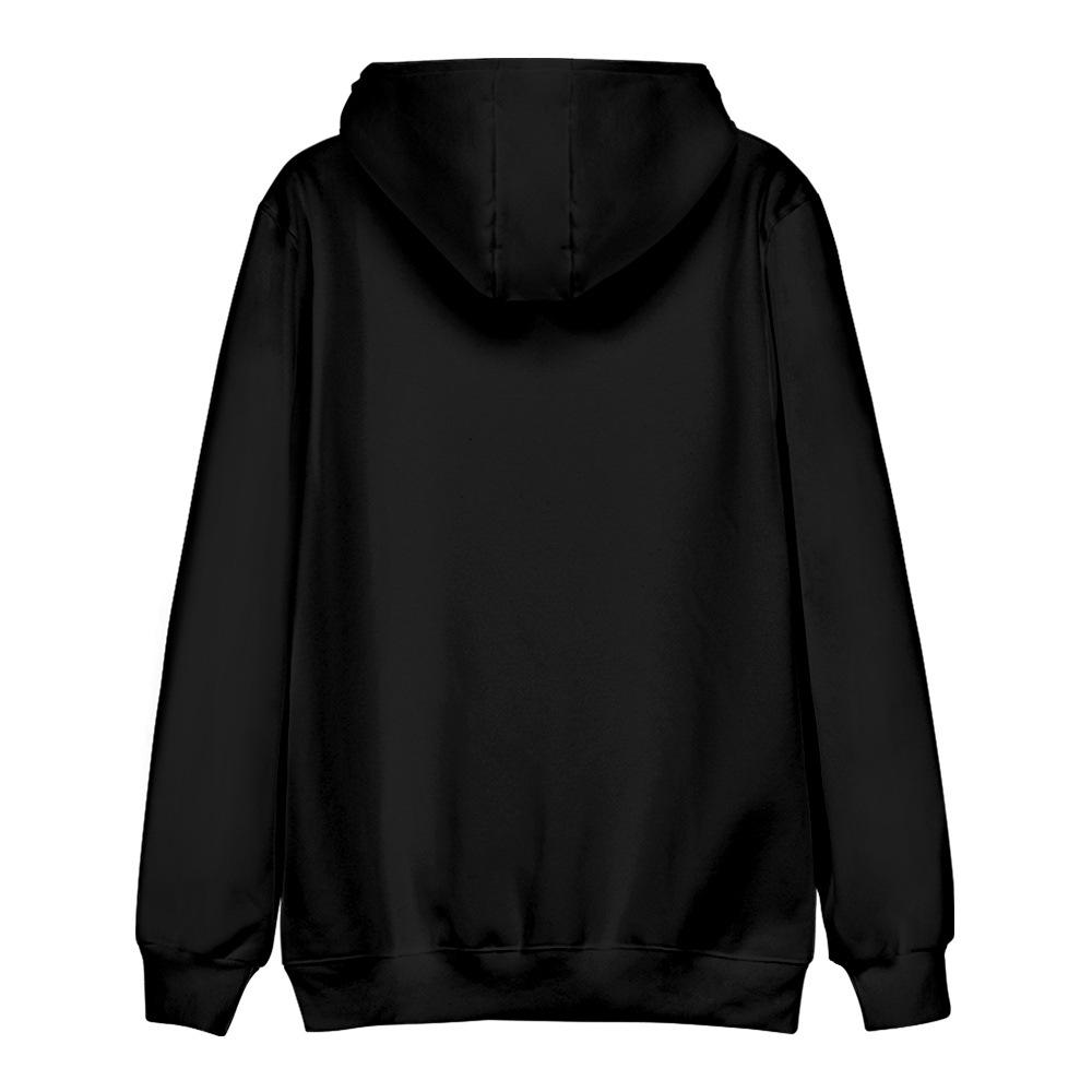 Mens Fleece Hooded Hazbin Hotel Printed Autumn Winter Streetwear Pullover Sweatshirt Fashion Hoodie Casual Hip Hop New Men Tracksuit Streetwear
