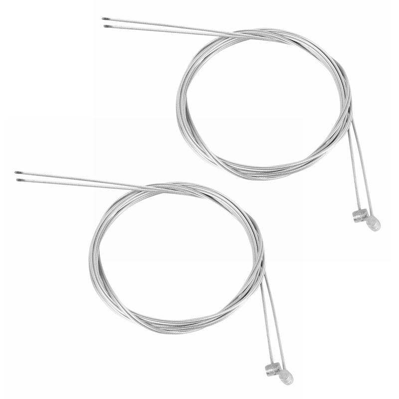 NEW-Front Rear Bicycle Brake Cable Wire 4 Pcs For Bicycle Bike