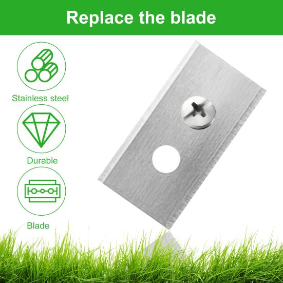 36 Set Çim Biçme Makinesi Yedek Bıçağı Metal Bıçaklar Mammotion Luba Yuka Robot Çim Biçme Makineleri için Çim Biçme Makinesi Aksesuarları