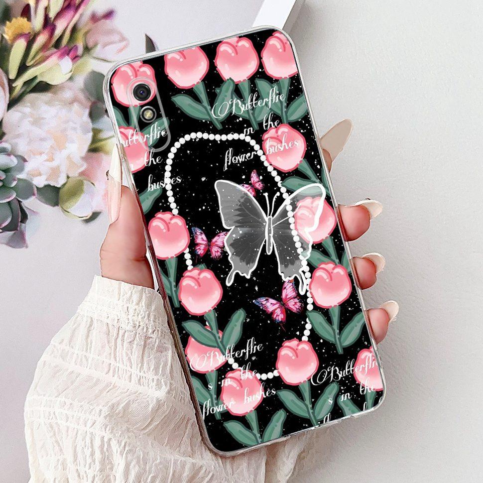 For Xiaomi Redmi 9A Case Redmi 9AT Soft Silicone TPU Cute Fashion Phone Cases For Xiaomi Redmi 9A T 9AT Redmi9A Back Cover Shell