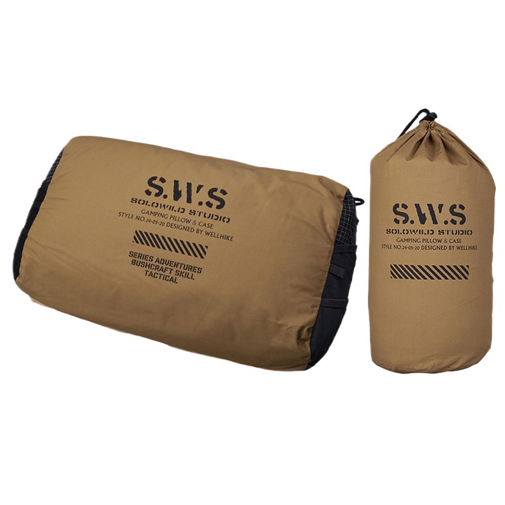 Memory Foam Pillow with Removable Cover Ultralight Travel Pillow Slow Rebound Backpacking Pillow for Hiking Backpacking Sleep 4878₽