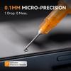 SiKEZHAN 50ml Phone Screen Adhesive Remover Liquid LCD Frame Back Cover Glue Cleaner Repair Kit Tool + Precision Injector Needle