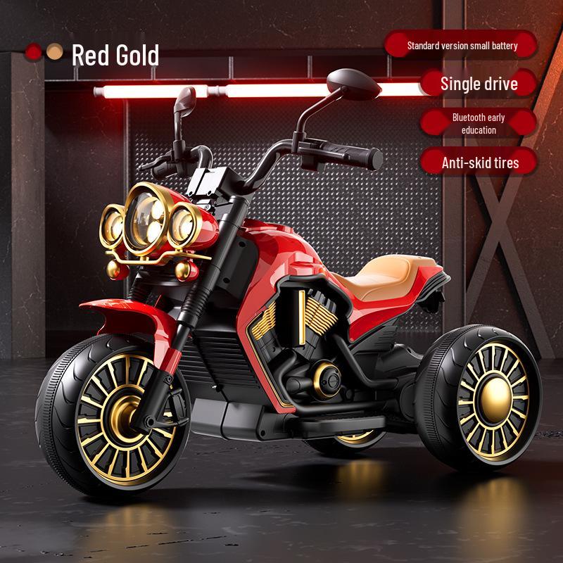 Children's Electric Ride-On Motorcycle Tricycle – Remote-Control, Self-Driving Toy for Boys & Girls