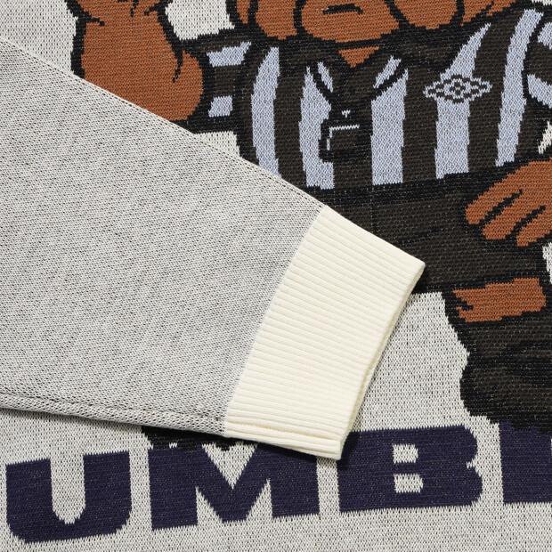 UMBRO Derby Dog Referee Knit Sweater Ivory Ur121Cst31