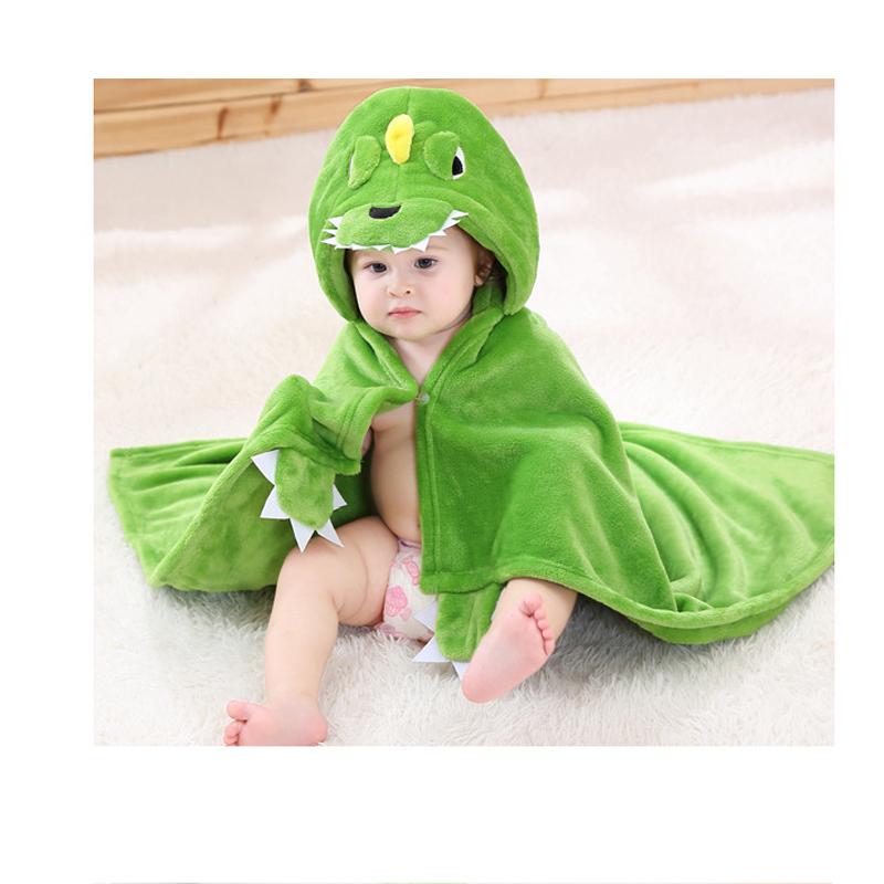 Schöne Baby Mädchen Cartoon Kapuzen Bademantel Kind Kleinkind Bade Handtuch Robe