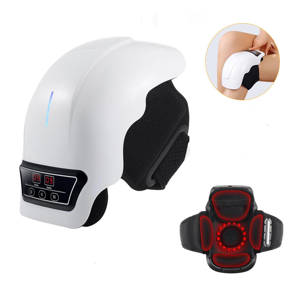 Electric Heating Massage Knee Pad Wireless Heated Knee Massager Wormwood Constant Temperature Hot Compress Vibration Massage