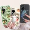 For Huawei P60 Art P60 Pro HuaweiP60 Case Cover Soft Silicone TPU Flower Butterfly Girly Fashion Painting Bumper Fundas