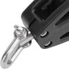 Durable Marine Pulley Black Low Friction Pulley Heavy Duty Pulley  Canoe Marine Hardware Swap