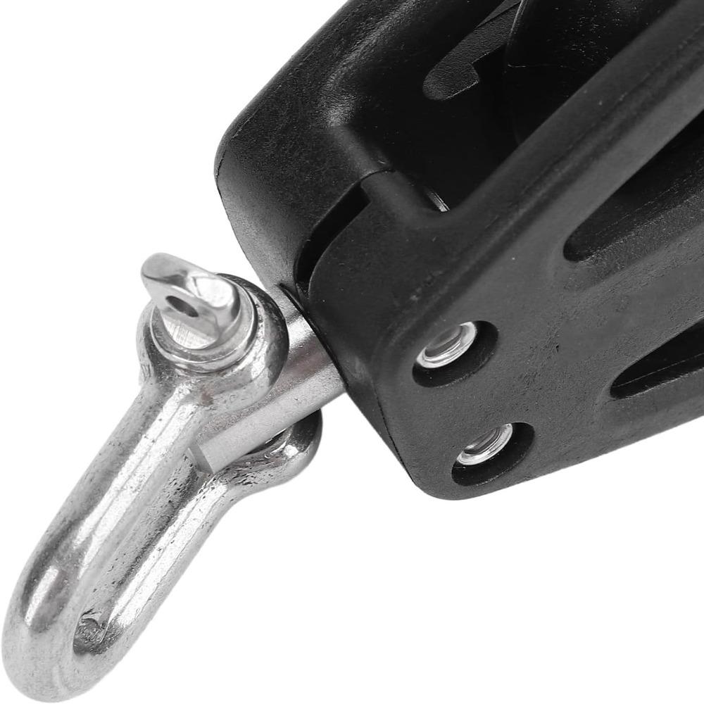 Durable Marine Pulley Black Low Friction Pulley Heavy Duty Pulley Canoe Marine Hardware Swap