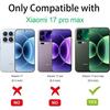 Coque Silicone pour Xiaomi 17 Pro Max, Antichoc Anti-Rayures Coins Renforcés - 2 Verres Trempés