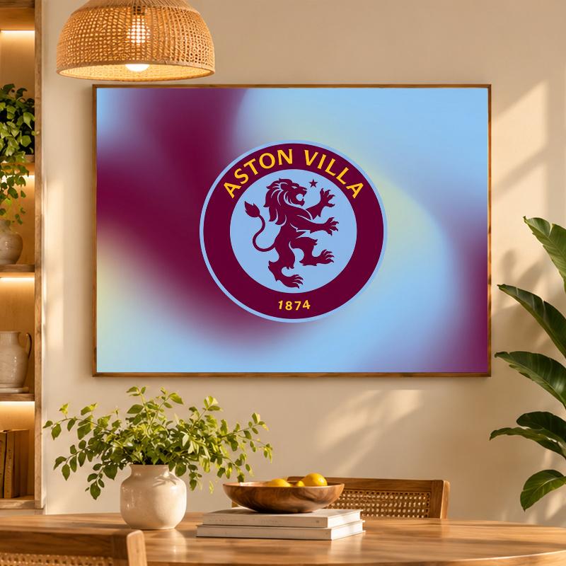 5D Diamond Painting Aston Villa Football DIY Full Drill Diamond Art Kit Home Decoration